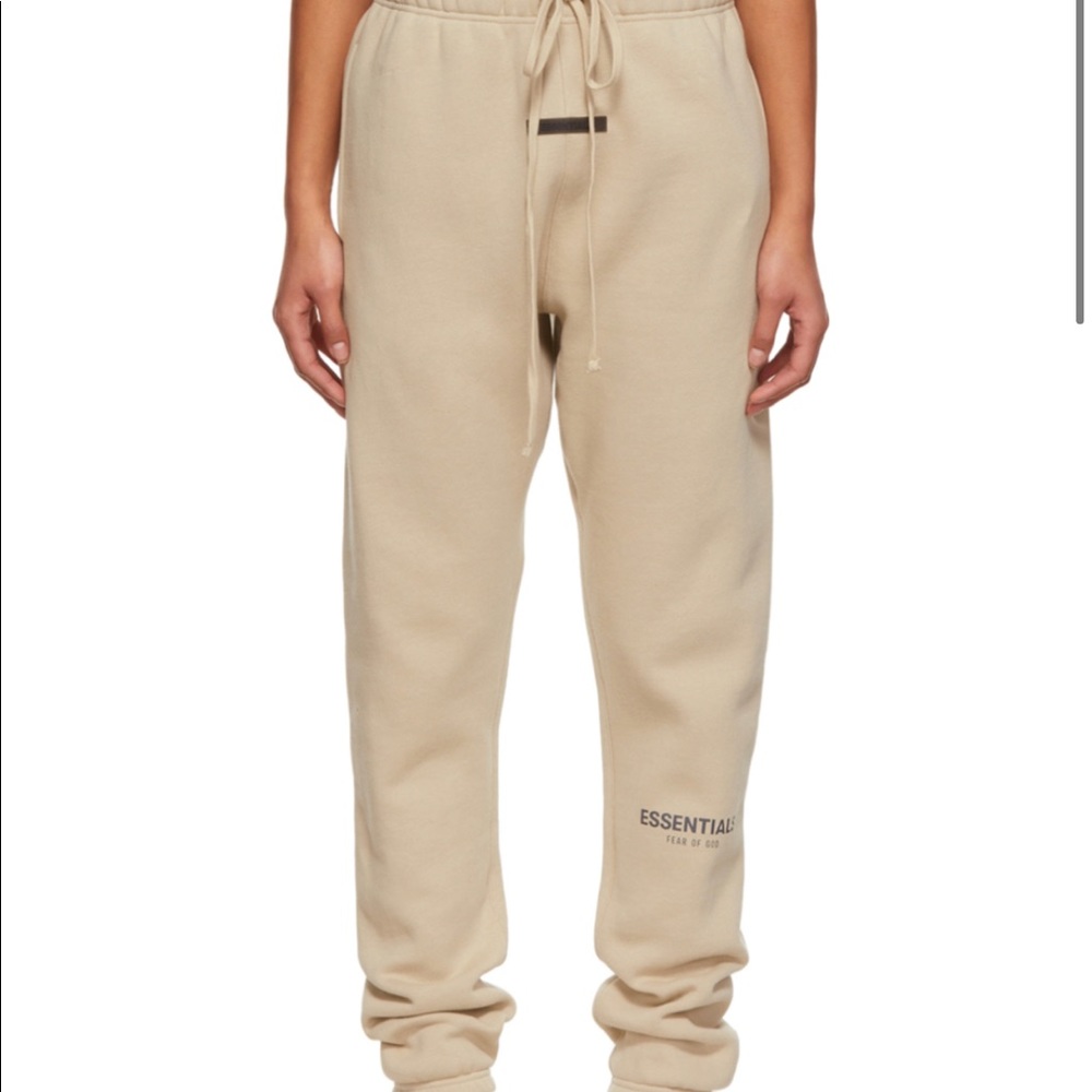 ✅ NWT Fear of God UNISEX Essentials lounge pants joggers 100% auth receipt avail